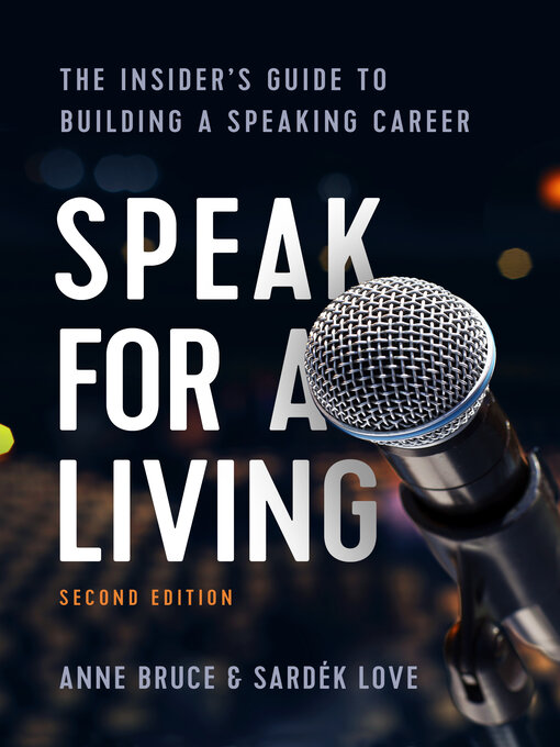 Title details for Speak for a Living by Anne Bruce - Wait list
